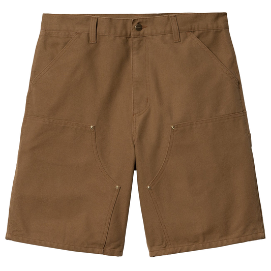 Carhartt WIP Double Knee Short - Hamilton Brown Rinsed