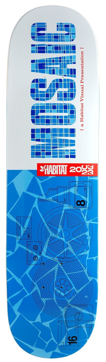 Habitat Mosaic 20 White Twin Deck - 8.375