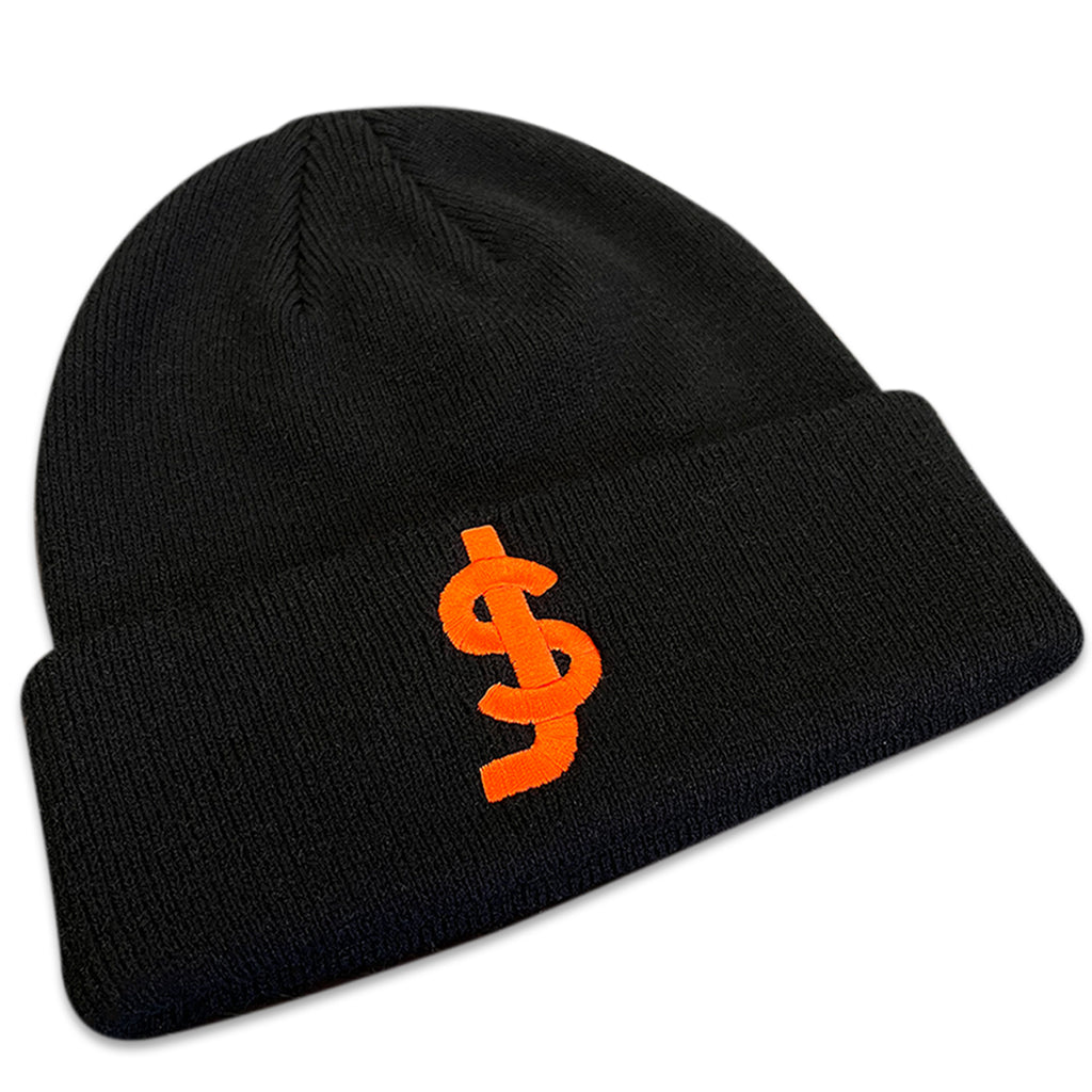 Shake Junt Hyphy Beanie - Black/Orange