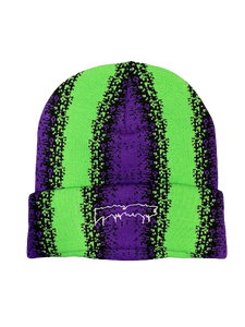 Fucking Awesome Gradient Drip Cuff Beanie - Purple/Green