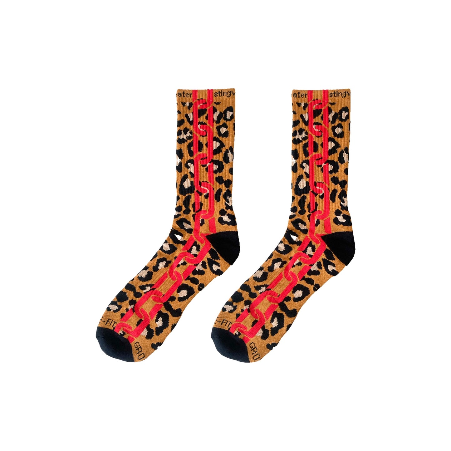 Stingwater Chain Sock - Leopard