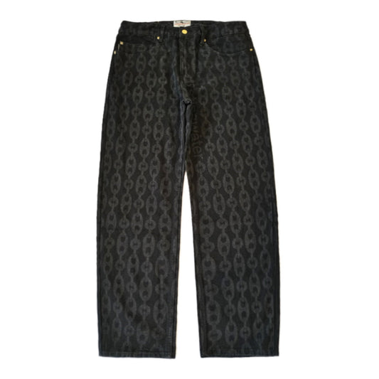 Stingwater Anchor Chain Pants - Black Denim