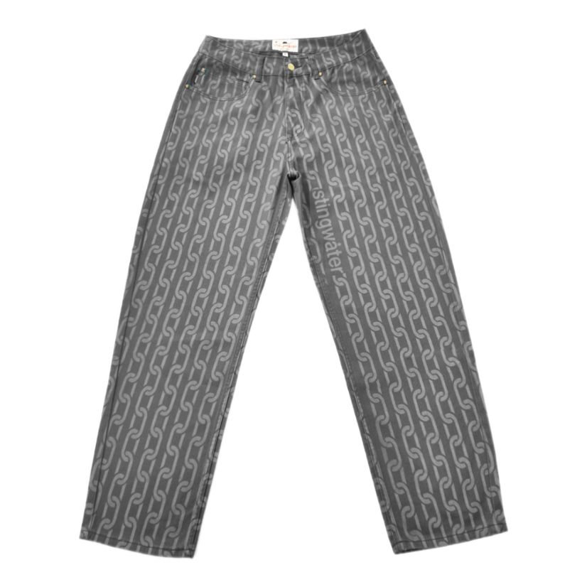 Stingwater Chain Chino Pants - Gray
