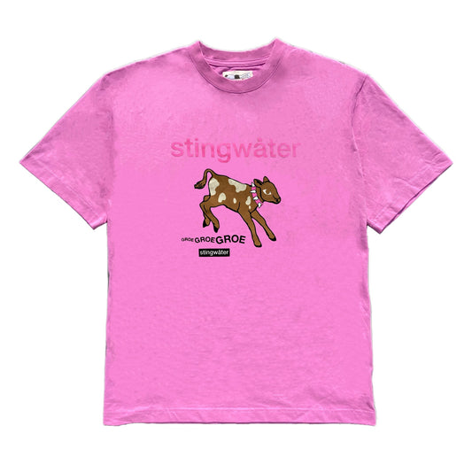 Stingwater Baby Cow Tee - Berry