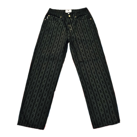 Stingwater Chain Chino Pants - Black