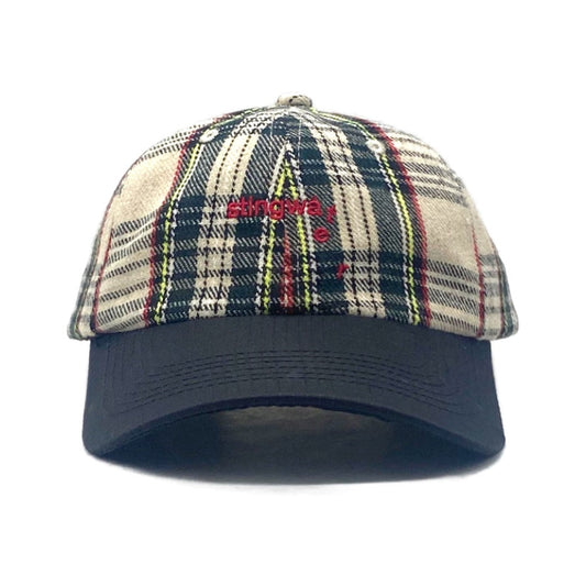 Stingwater Classic Melting Logo Hat - White/Green Tartan