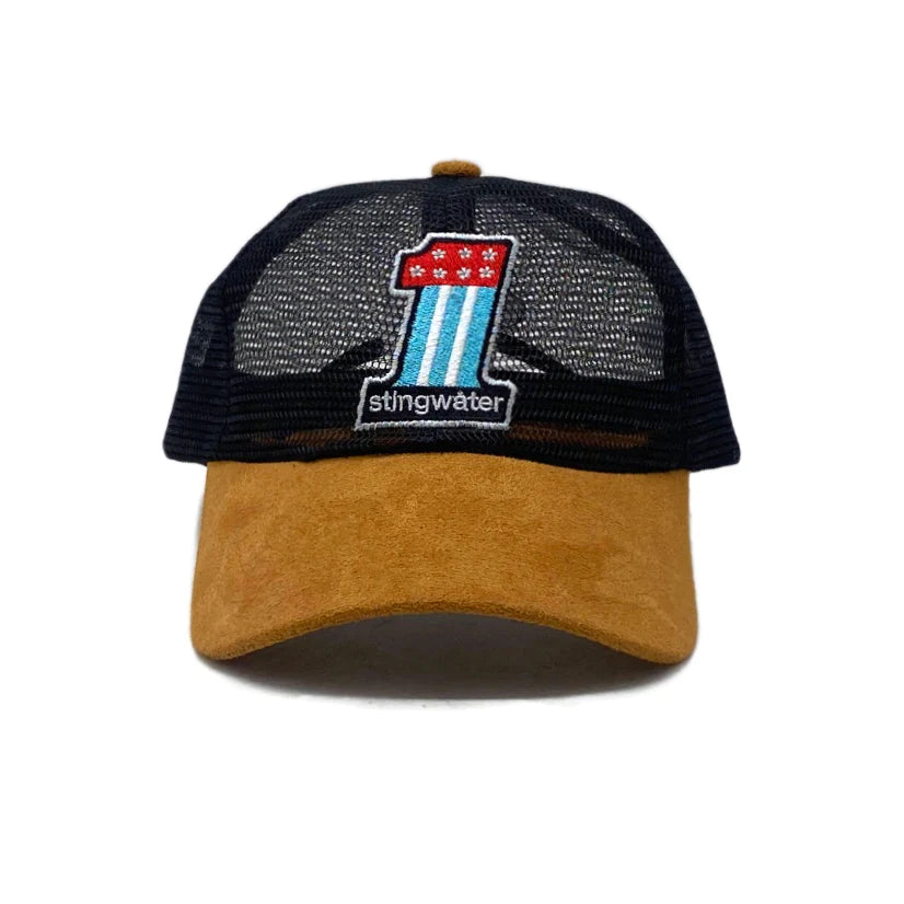 Stingwater Number 1 Trucker Hat - Black/Brown