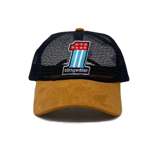 Stingwater Number 1 Trucker Hat - Black/Brown