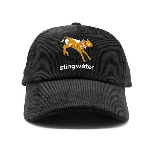 Stingwater Baby Cow Corduroy Hat - Black