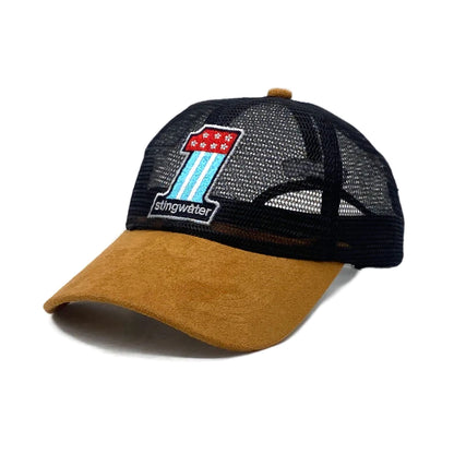Stingwater Number 1 Trucker Hat - Black/Brown
