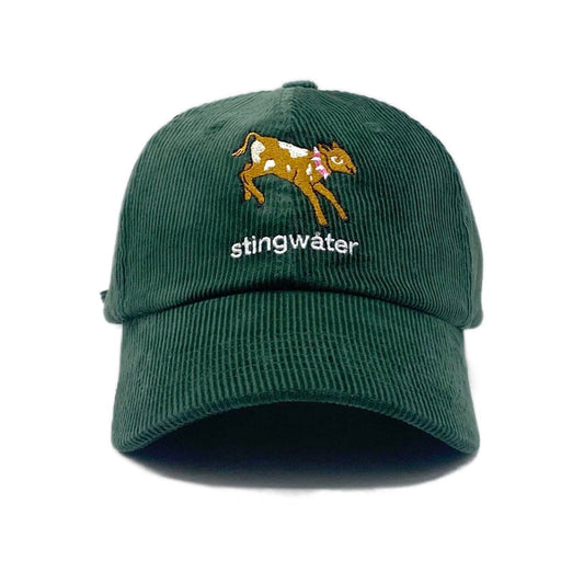 Stingwater Baby Cow Corduroy Hat - Forest Green