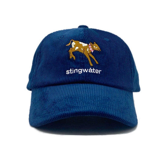 Stingwater Baby Cow Corduroy Hat - Navy