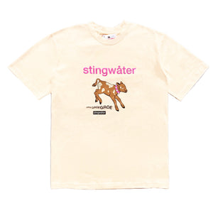 Stingwater Baby Cow Tee - Off White