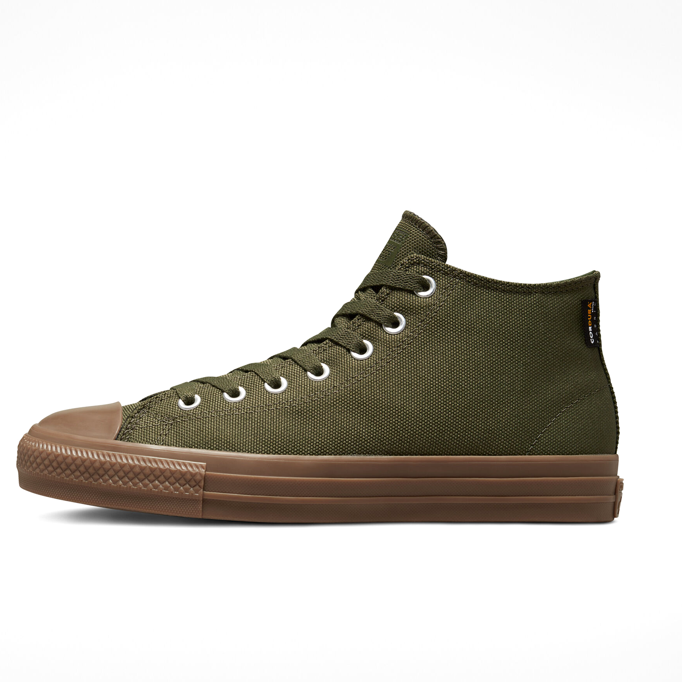 Converse CTAS Pro Mid Cordura Canvas - Cargo Khaki/Egret/Dark Gum