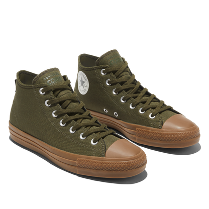 Converse CTAS Pro Mid Cordura Canvas - Cargo Khaki/Egret/Dark Gum