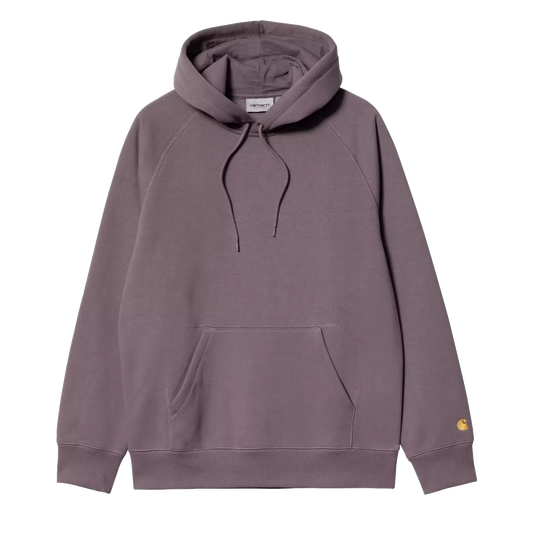 Carhartt WIP Chase Hoodie - Misty Thistle/Gold