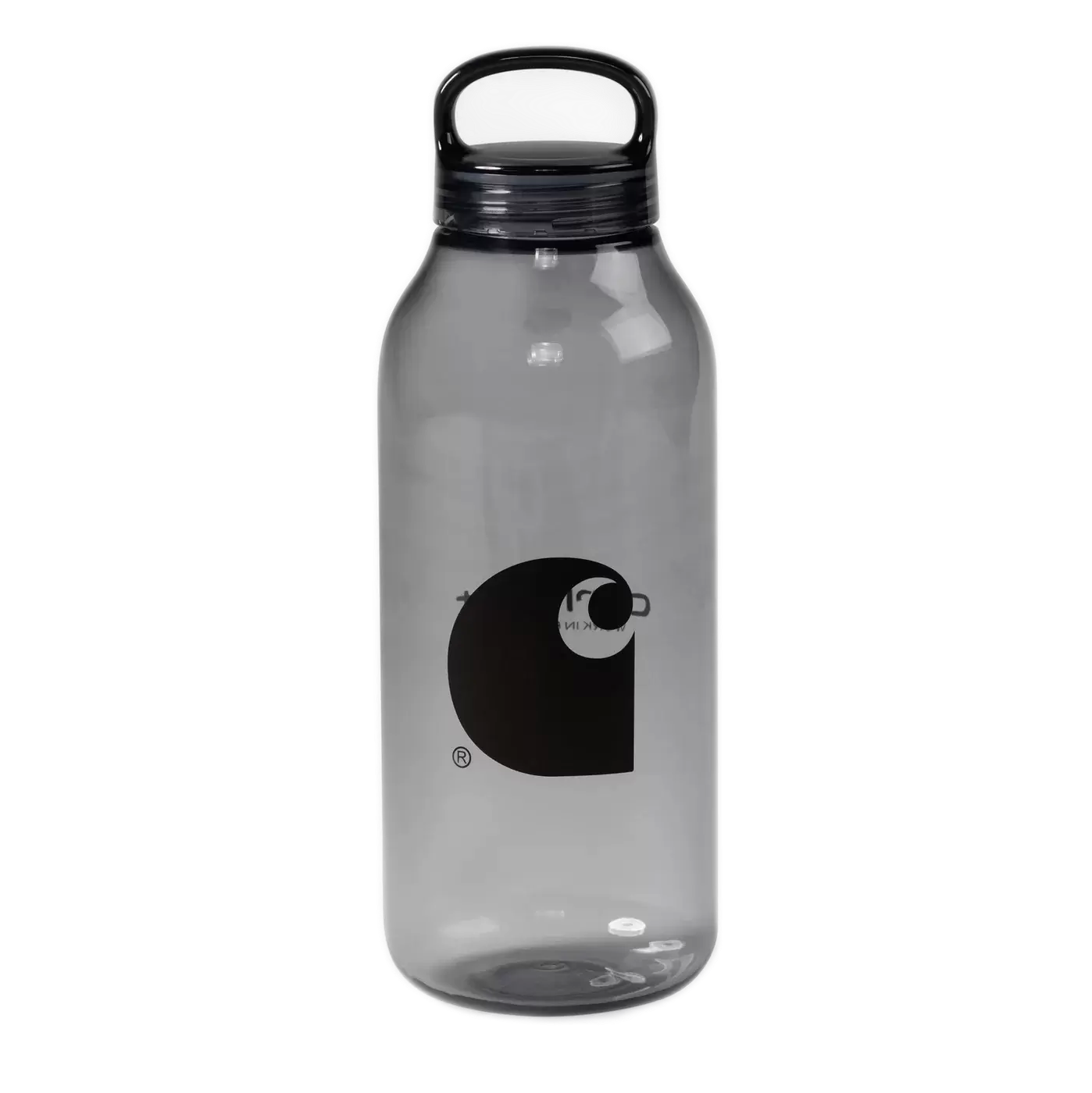 Carhartt WIP Logo Water Bottle - Smoke