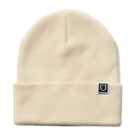 Brixton Harbor Beta Watch Cap Beanie - Off White