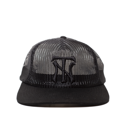 Ninetimes Major League Snapback - Black Mesh