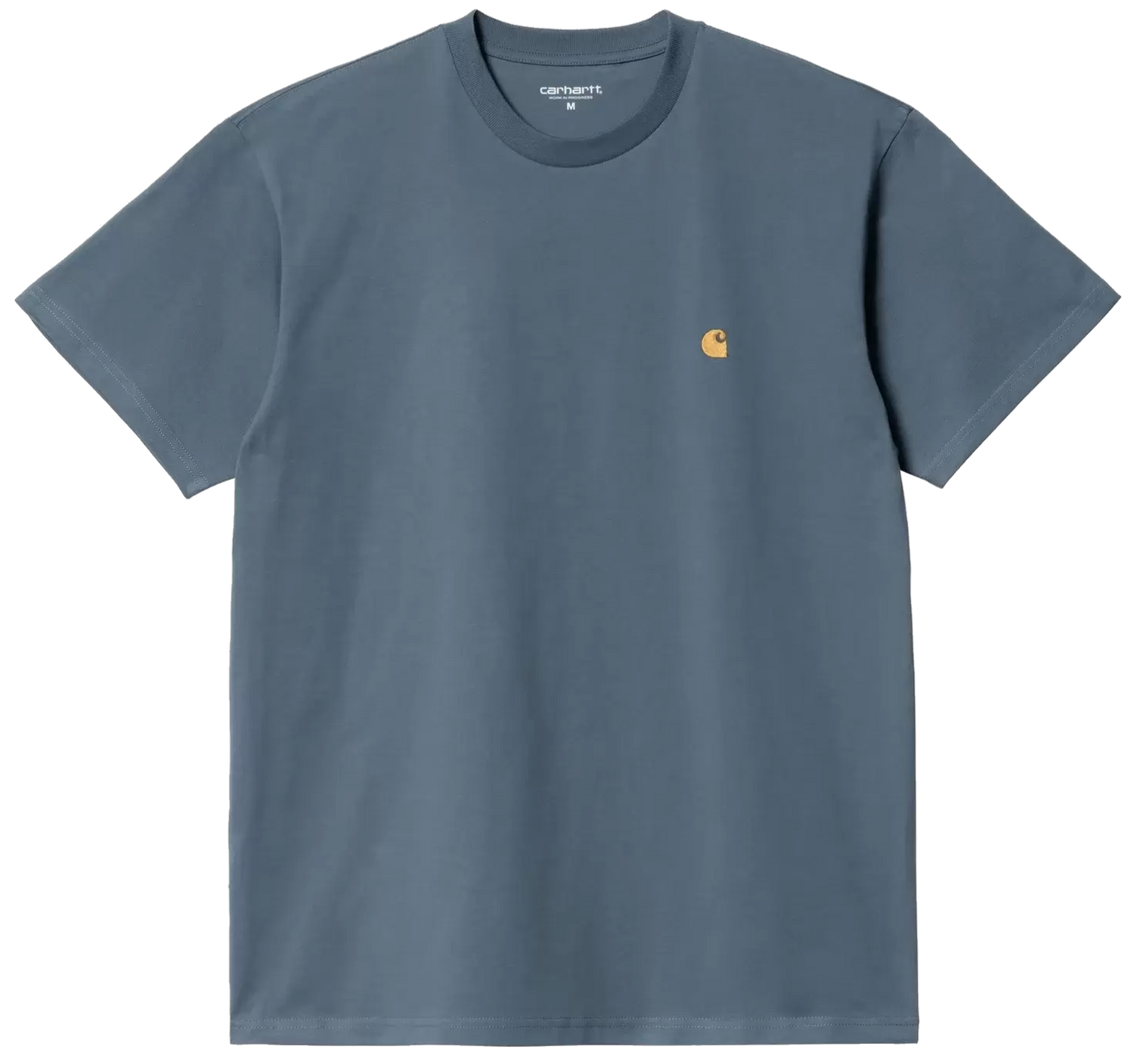 Carhartt WIP Chase Tee - Storm Blue/Gold