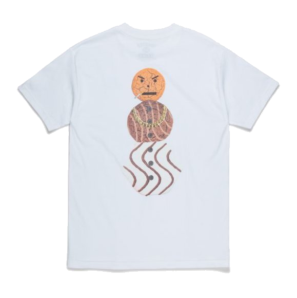 Quartersnacks Classic Snackman Tee - White