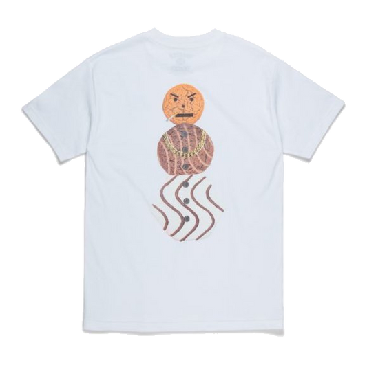 Quartersnacks Classic Snackman Tee - White