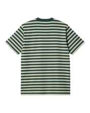 Load image into Gallery viewer, Carhartt WIP Scotty Stripe Pocket Tee - Botanic/Agave
