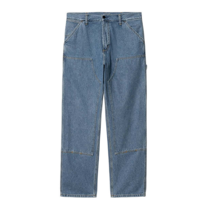 Carhartt WIP Double Knee Pant - Heavy Stone Washed Blue