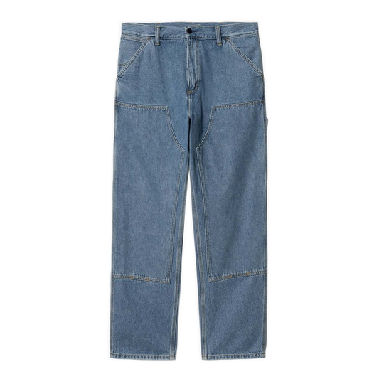 Carhartt WIP Double Knee Pant - Heavy Stone Washed Blue