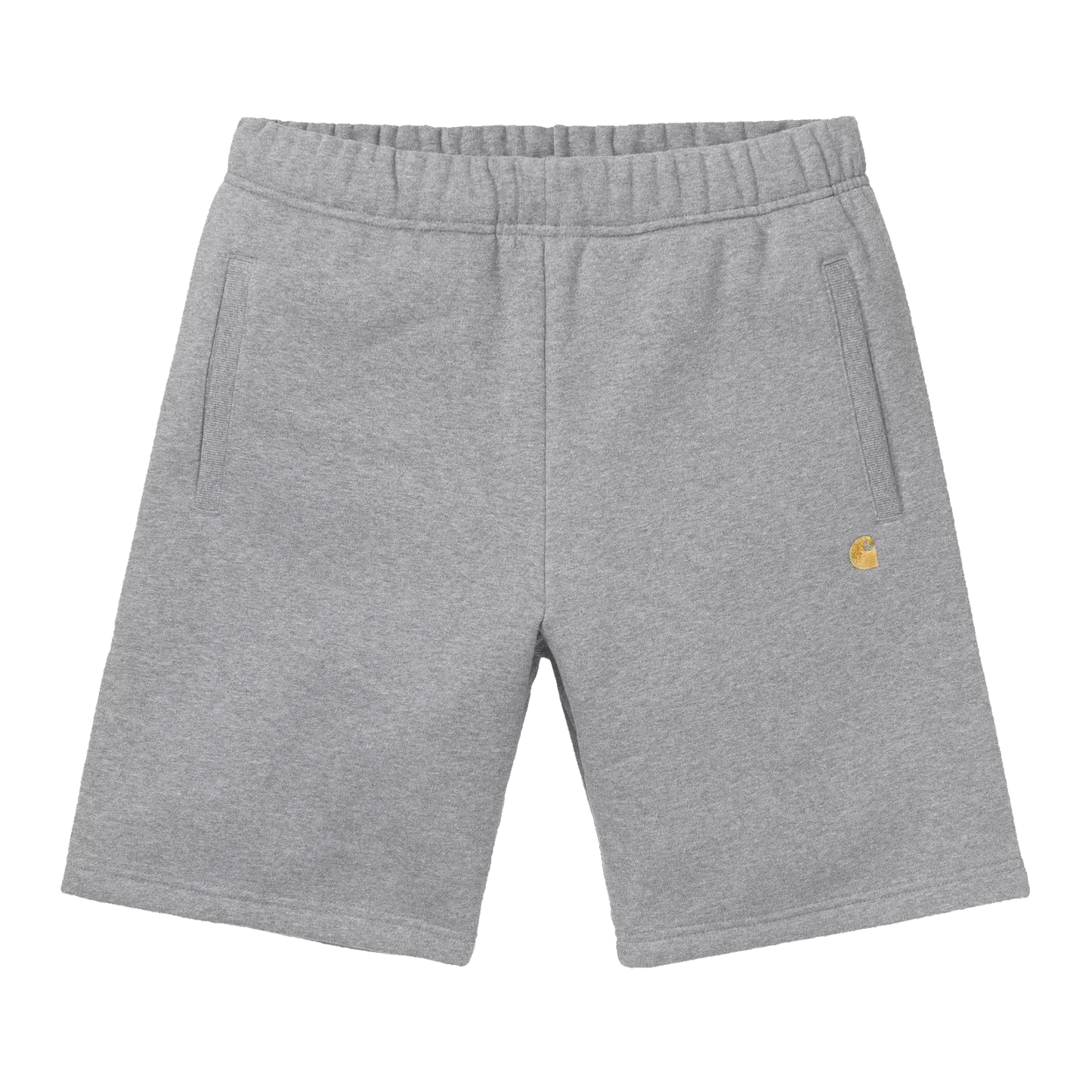 Carhartt WIP Chase Sweat Short - Grey Heather/Gold