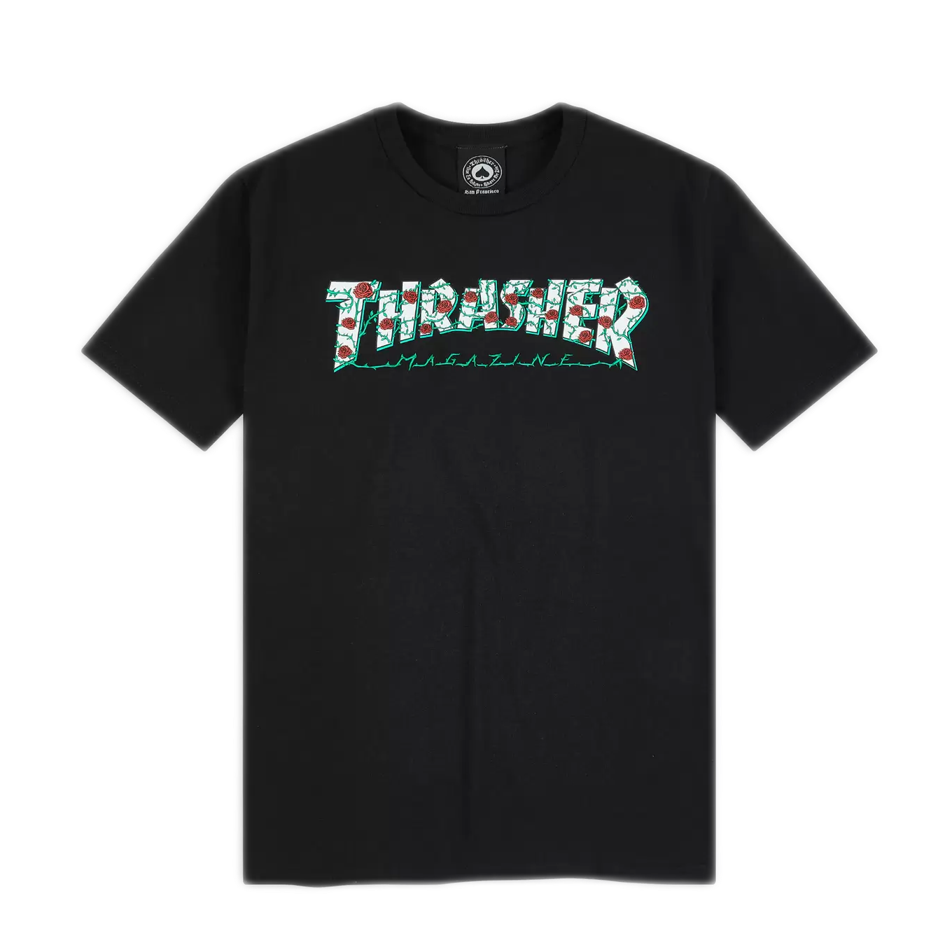 Thrasher Roses Tee - Black