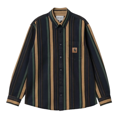 Carhartt WIP Dorado Shirt - Dark Navy Moon Wash