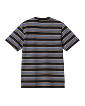 Load image into Gallery viewer, Carhartt WIP Leone Stripe Tee - Bluefin