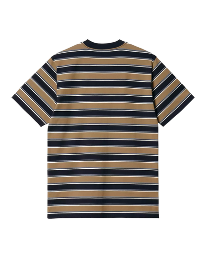 Carhartt WIP Leone Stripe Tee - Buffalo