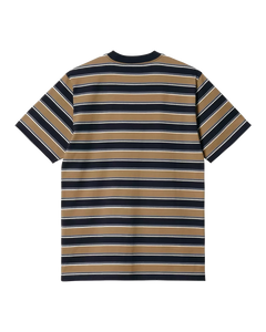 Carhartt WIP Leone Stripe Tee - Buffalo