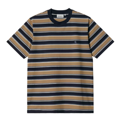 Carhartt WIP Leone Stripe Tee - Buffalo