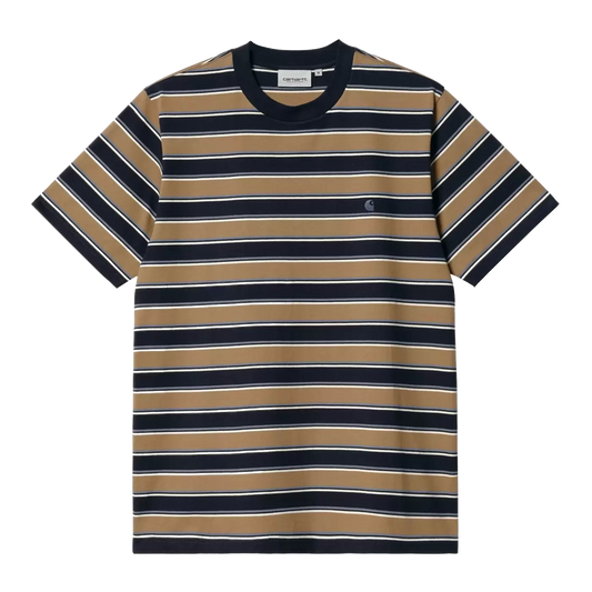 Carhartt WIP Leone Stripe Tee - Buffalo