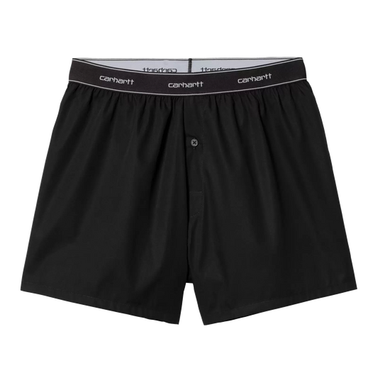 Carhartt WIP Cotton Script Boxers - Black