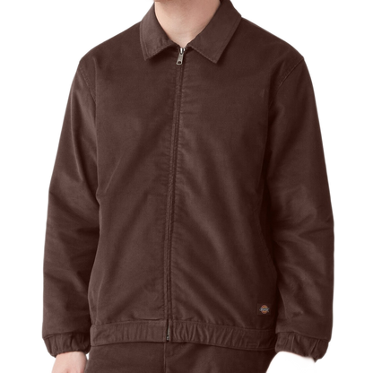 Dickies Corduroy Lined Work Jacket - Chocolate Brown