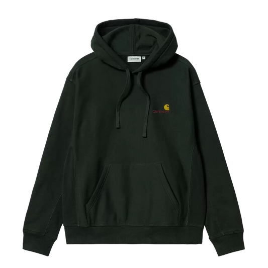 Carhartt WIP American Script Hoodie - Dark Cedar