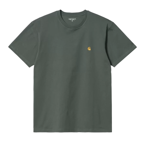 Carhartt WIP Chase Tee - Jura/Gold