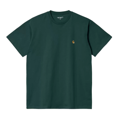 Carhartt WIP Chase Tee - Botanic/Gold