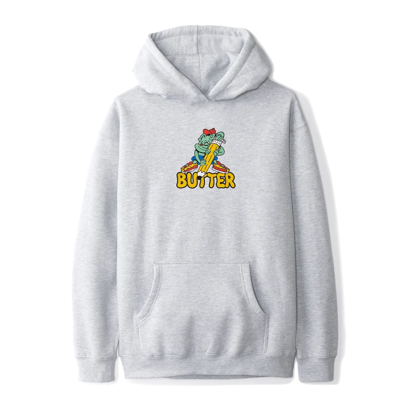 Butter Goods Martian Hoodie - Ash Grey