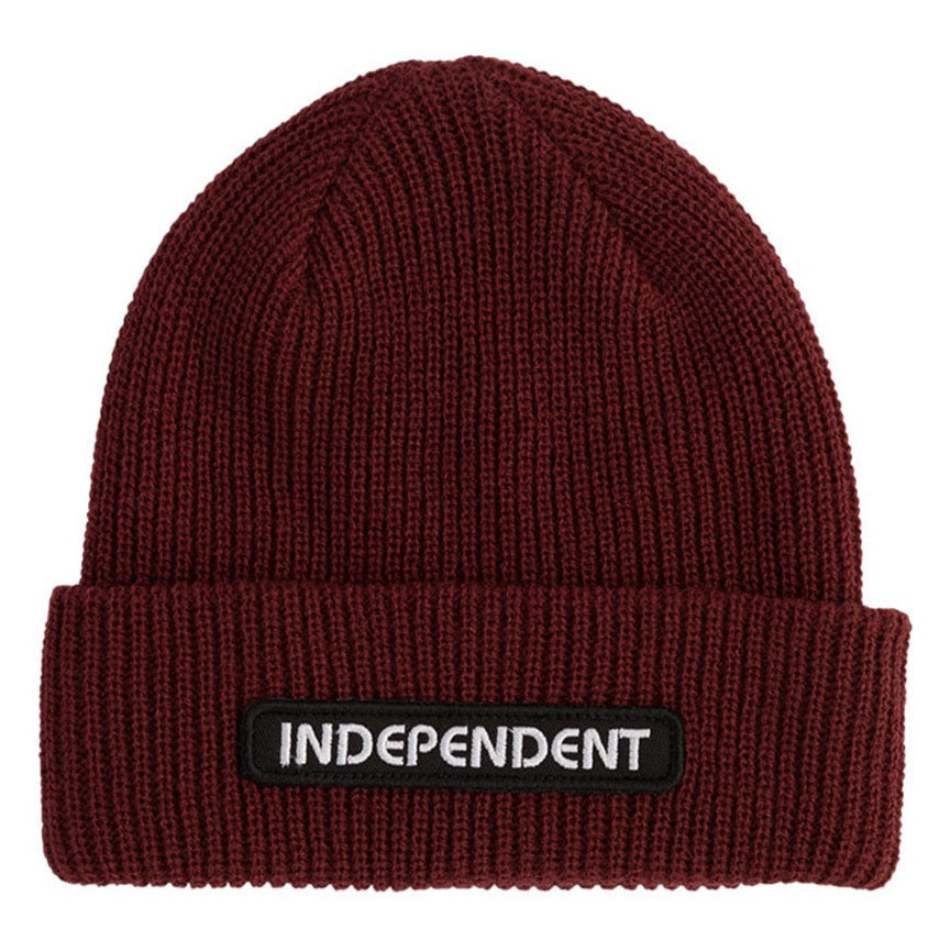 Independent B/C Groundwork Beanie - Burgundy