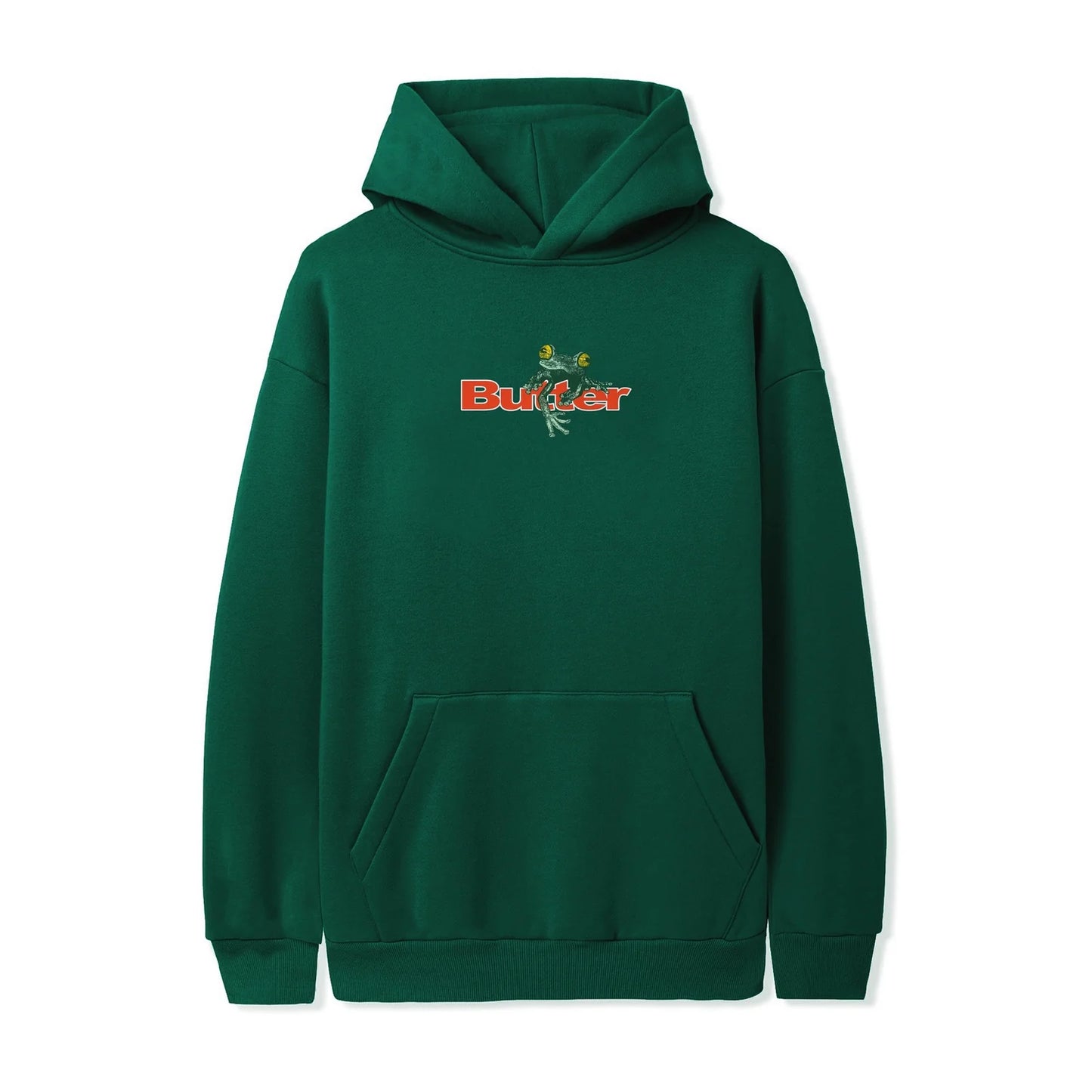 Butter Goods Tree Frog Logo Pullover Hoodie - Forest Green