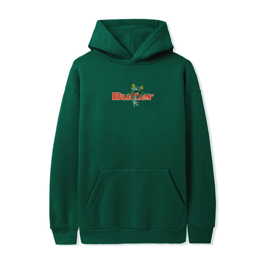 Butter Goods Tree Frog Logo Pullover Hoodie - Forest Green