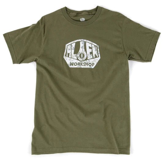 Alien Workshop OG Camo Key Tee - Olive