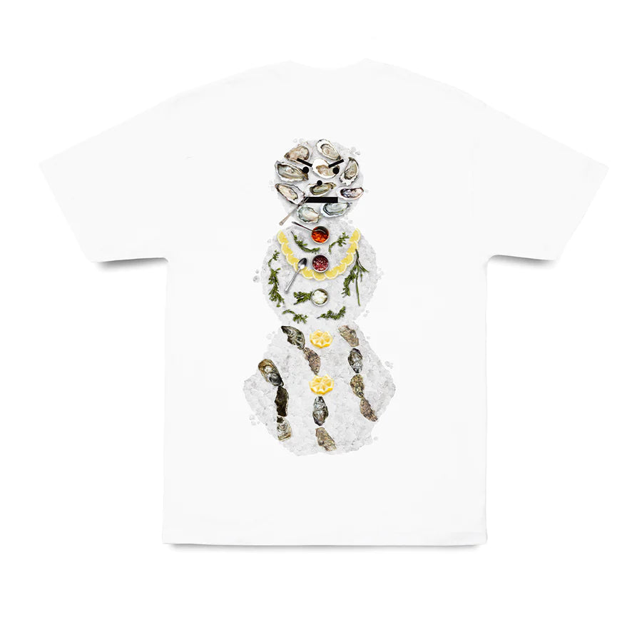 Quartersnacks Oyster Snackman Tee - White