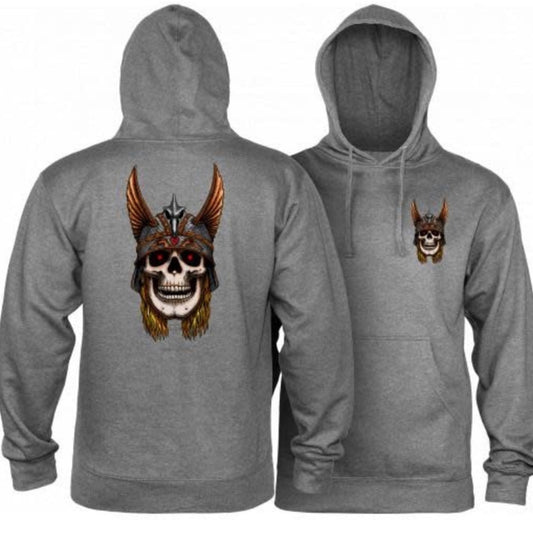 Powell Peralta Anderson Skull Hoody - Gunmetal Heather