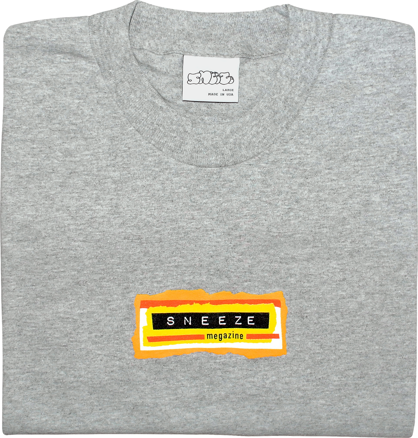 Sneeze Collage Tee - Heather Grey